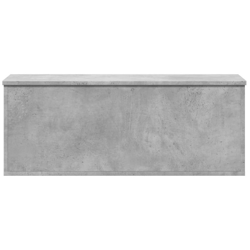 Casa si Gradina - Mobilier - Organizare si depozitare - Cutii depozitare - Cutie de depozitare, gri beton, 90x35x35 cm, lemn prelucrat - Infinity.ro