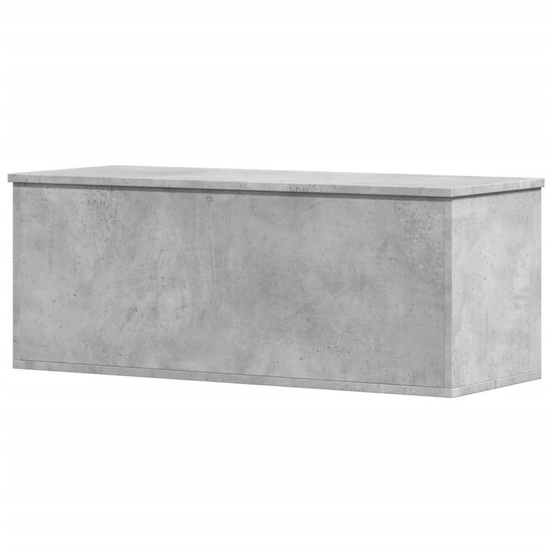 Casa si Gradina - Mobilier - Organizare si depozitare - Cutii depozitare - Cutie de depozitare, gri beton, 90x35x35 cm, lemn prelucrat - Infinity.ro