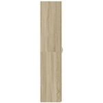 Casa si Gradina - Constructii - Depozitare, transport si protectie - Rafturi, fisete si vestiare - Fiset, stejar sonoma, 60x32x153 cm, lemn prelucrat - Infinity.ro