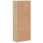 Casa si Gradina - Constructii - Depozitare, transport si protectie - Rafturi, fisete si vestiare - Fiset, stejar sonoma, 60x32x153 cm, lemn prelucrat - Infinity.ro