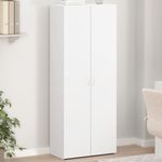 Casa si Gradina - Constructii - Depozitare, transport si protectie - Rafturi, fisete si vestiare - Fiset, alb, 60x32x153 cm, lemn prelucrat - Infinity.ro