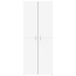 Casa si Gradina - Constructii - Depozitare, transport si protectie - Rafturi, fisete si vestiare - Fiset, alb, 60x32x153 cm, lemn prelucrat - Infinity.ro