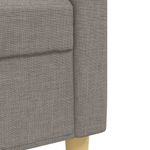 Casa si Gradina - Mobilier - Seturi de mobilier - Seturi living - Set de canapele cu perne, 3 piese, gri taupe, textil - Infinity.ro