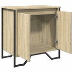 Casa si Gradina - Mobilier - Seturi de mobilier - Seturi baie - Dulap chiuveta baie, stejar sonoma, 60x35x60 cm, lemn prelucrat - Infinity.ro
