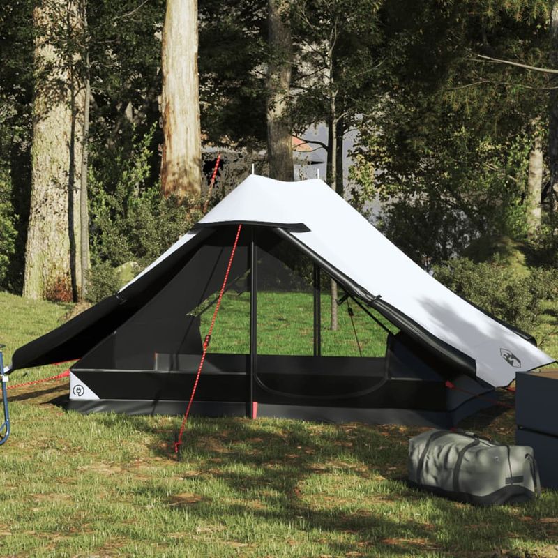 Sport si Outdoor - Camping - Corturi camping - Cort camping, 2 persoane, alb, tesatura opaca, impermeabil - Infinity.ro