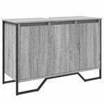 Casa si Gradina - Mobilier - Seturi de mobilier - Seturi baie - Dulap chiuveta baie, gri sonoma, 91x35x60 cm, lemn prelucrat - Infinity.ro