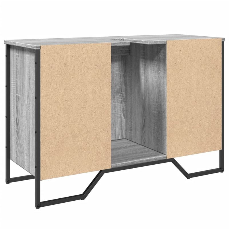 Casa si Gradina - Mobilier - Seturi de mobilier - Seturi baie - Dulap chiuveta baie, gri sonoma, 91x35x60 cm, lemn prelucrat - Infinity.ro