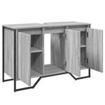 Casa si Gradina - Mobilier - Seturi de mobilier - Seturi baie - Dulap chiuveta baie, gri sonoma, 91x35x60 cm, lemn prelucrat - Infinity.ro