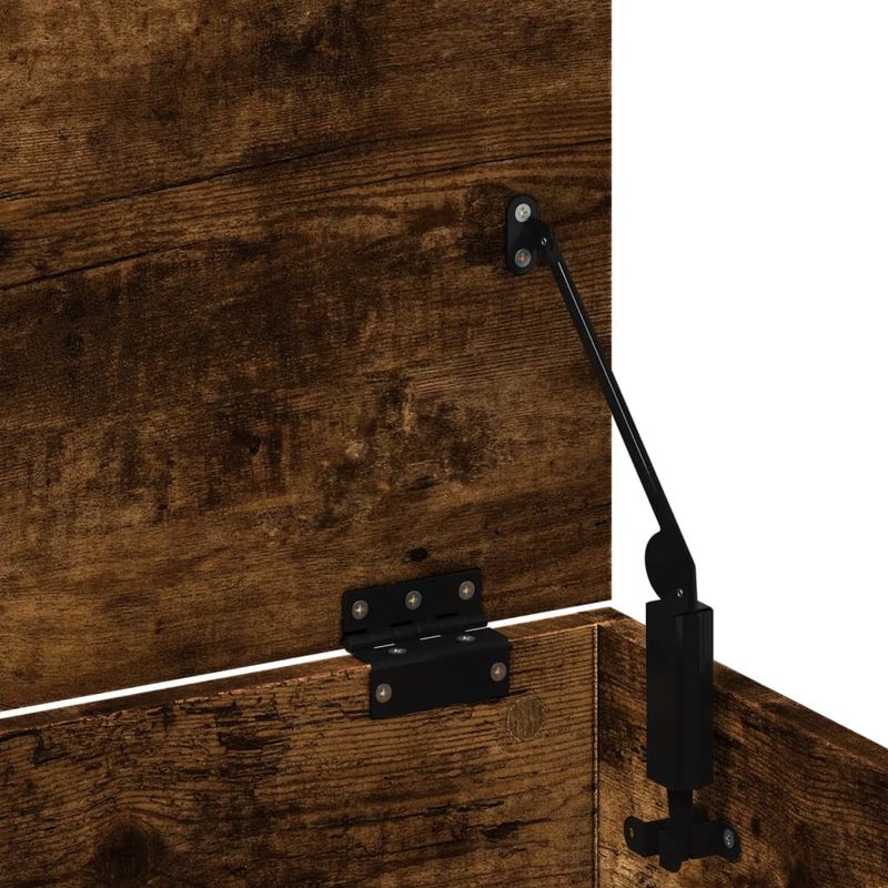Casa si Gradina - Mobilier - Organizare si depozitare - Cutii depozitare - Cutie de depozitare, stejar fumuriu, 102x35x35cm lemn prelucrat - Infinity.ro