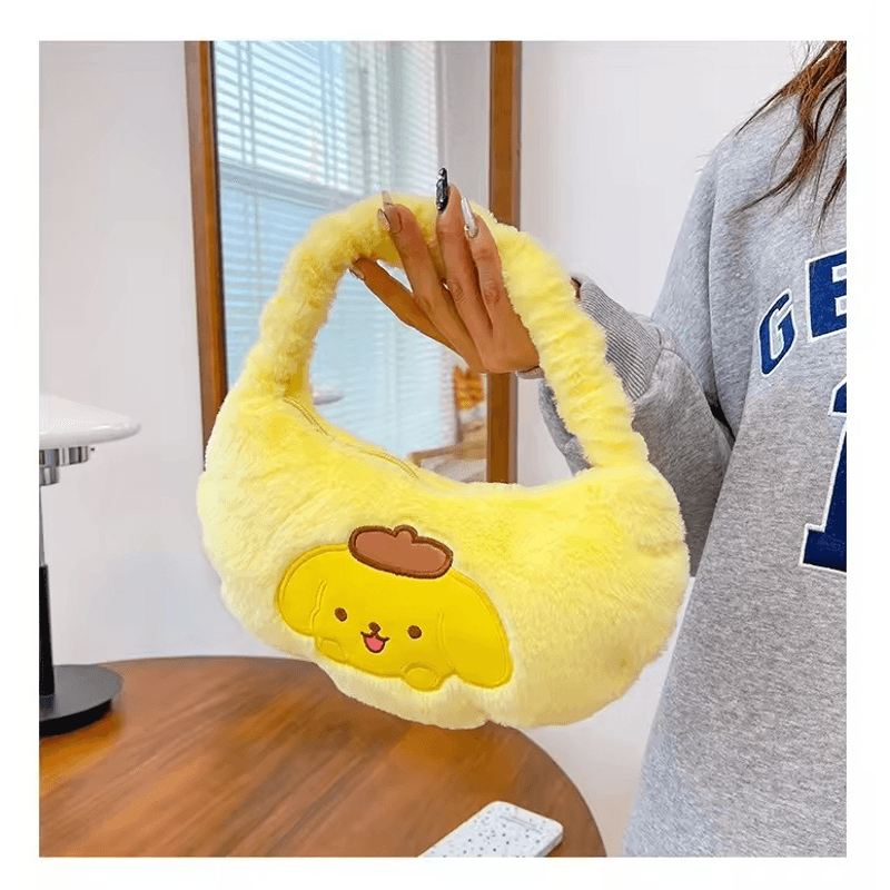 Fashion, accesorii si bijuterii - Copii - Accesorii copii - Genti si rucsacuri copii - Gentuta copii din Plus, dimensiuni 26x15x7cm culoare Galben - Infinity.ro