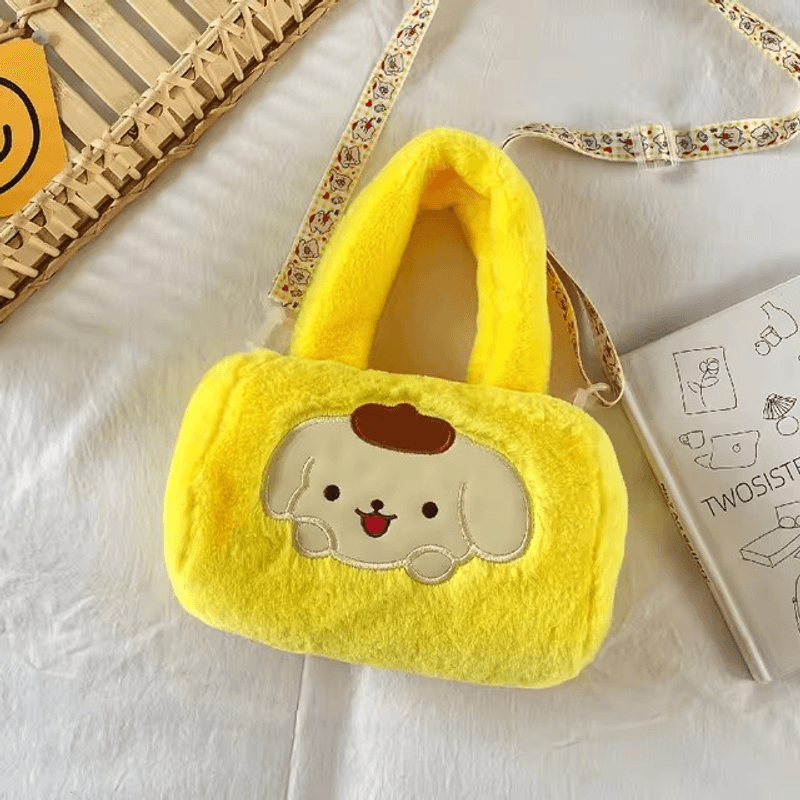 Fashion, accesorii si bijuterii - Copii - Accesorii copii - Genti si rucsacuri copii - Gentuta copii din Plus, dimensiuni 25x15x10cm culoare Galben - Infinity.ro