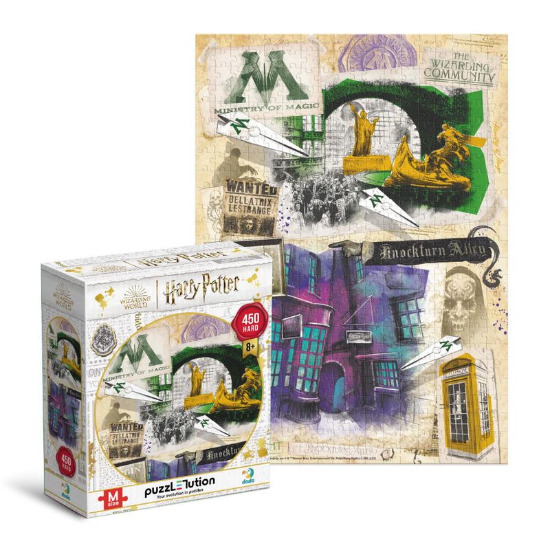 Jucarii, Copii si Bebe - Jucarii si jocuri - Jocuri si puzzle - Puzzle - Puzzle Harry Potter - Ministerul Magiei & Aleea Nocturn (450 piese) - Infinity.ro