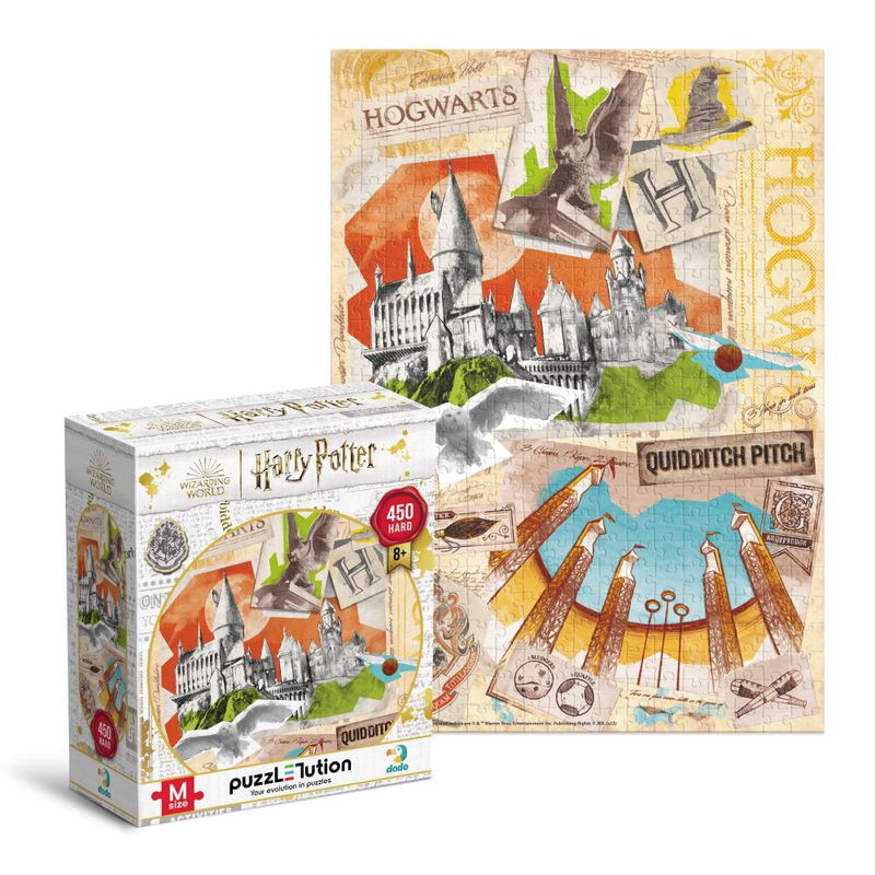Jucarii, Copii si Bebe - Jucarii si jocuri - Jocuri si puzzle - Puzzle - Puzzle Harry Potter - Scoala Hogwarts (450 piese) - Infinity.ro