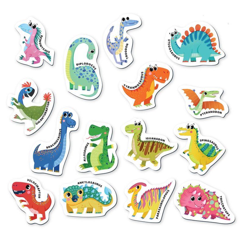 Jucarii, Copii si Bebe - Jucarii si jocuri - Jucarii & jocuri educative - Jucarii interactive - Dodo Set magneti - Dinozauri - Jucarie Educativa pentru copii - Infinity.ro