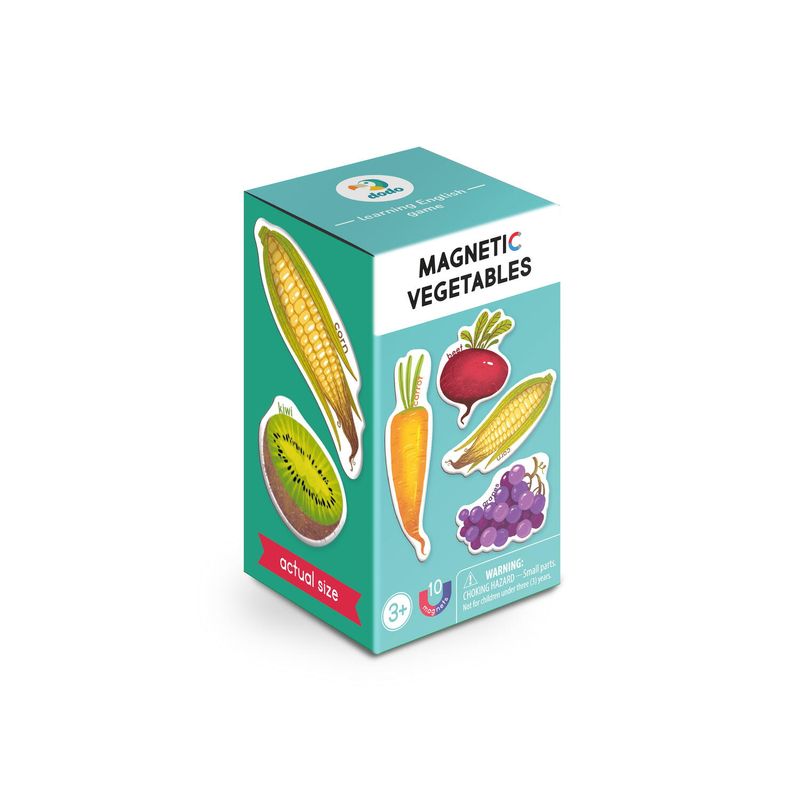 Jucarii, Copii si Bebe - Jucarii si jocuri - Jucarii de rol - Bucatarii copii - Set magnetic - Invat legume si fructe in lb. engleza - Infinity.ro