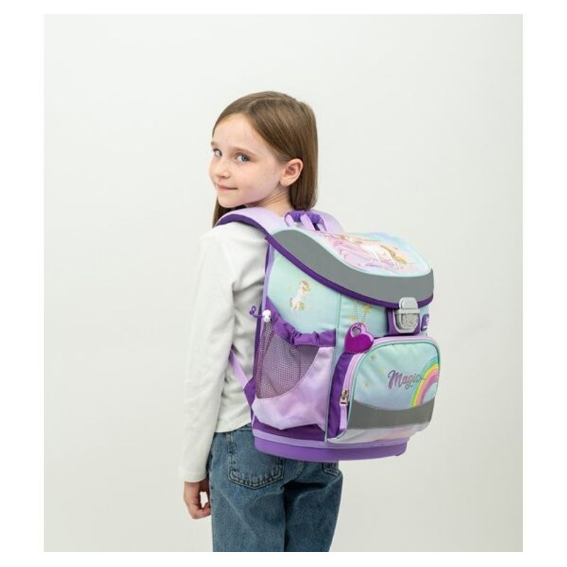Carti si Birotica - Rechizite - Rucsacuri si genti scolare - Ghiozdan Ergonomic Rainbow Unicorn Magic - Infinity.ro