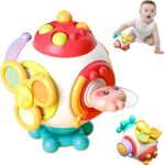 Jucarii, Copii si Bebe - Jucarii si jocuri - Jucarii bebelusi - Jucarii interactive bebelusi - Cub de activitati, 6 in 1, Montessori, ABS, Pentru copii cu varsta intre 1 si 2 ani - Infinity.ro