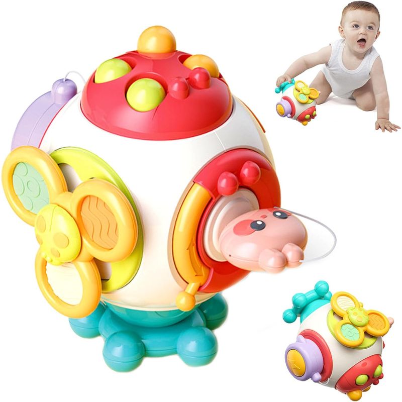 Jucarii, Copii si Bebe - Jucarii si jocuri - Jucarii bebelusi - Jucarii interactive bebelusi - Cub de activitati, 6 in 1, Montessori, ABS, Pentru copii cu varsta intre 1 si 2 ani - Infinity.ro