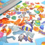 Carti si Birotica - Carti - Carti pentru copii - Carti pentru bebelusi - Carte magnetica puzzle pentru copii - Figurine Marine - Infinity.ro