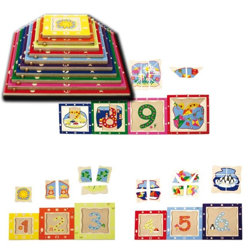 Jucarii, Copii si Bebe - Jucarii si jocuri - Jocuri si puzzle - Puzzle - Beleduc Joc puzzle Piramidix - Puzzle tridimensional pentru copii - Infinity.ro