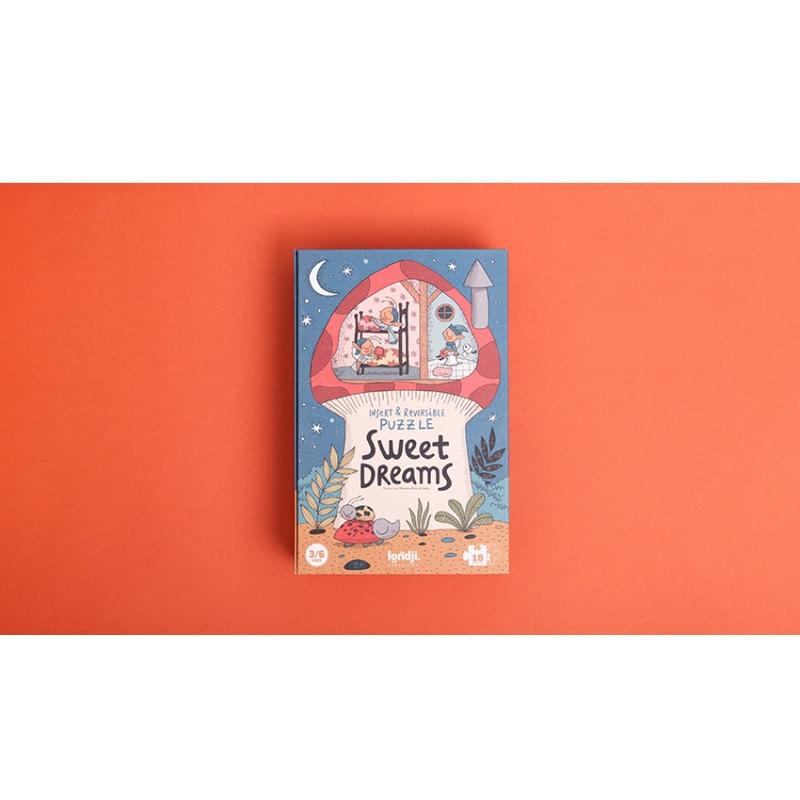 Jucarii, Copii si Bebe - Jucarii si jocuri - Jocuri si puzzle - Puzzle - Puzzle reversibil Vise dulci, Londji - Infinity.ro