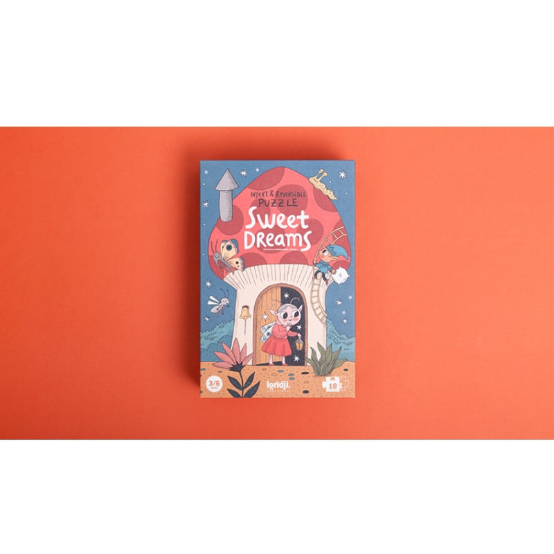 Jucarii, Copii si Bebe - Jucarii si jocuri - Jocuri si puzzle - Puzzle - Puzzle reversibil Vise dulci, Londji - Infinity.ro