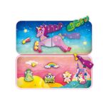 Jucarii, Copii si Bebe - Jucarii si jocuri - Jocuri si puzzle - Puzzle - Puzzle magnetic in cutie metalica, joc de potrivire si asociere - Unicorni - Infinity.ro