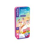 Jucarii, Copii si Bebe - Jucarii si jocuri - Jocuri si puzzle - Puzzle - Puzzle magnetic in cutie metalica, joc de potrivire si asociere - Unicorni - Infinity.ro