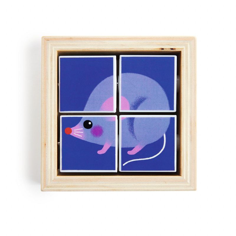 Jucarii, Copii si Bebe - Jucarii si jocuri - Jocuri si puzzle - Puzzle - Puzzle forme rotative Tournibist, Djeco - Infinity.ro