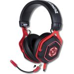 PC, gaming si accesorii - Gaming - Accesorii gaming - Controlere, Volane si Casti gaming - Casti gaming, Konix, Dungeons&Dragons, rosu/negru - Infinity.ro