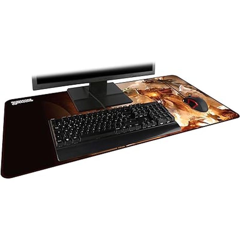 PC, gaming si accesorii - Periferice PC - Mousepad - Mousepad pentru jocuri 900x460mm, model Konix  Dungeons & Dragons Tiamat - Infinity.ro