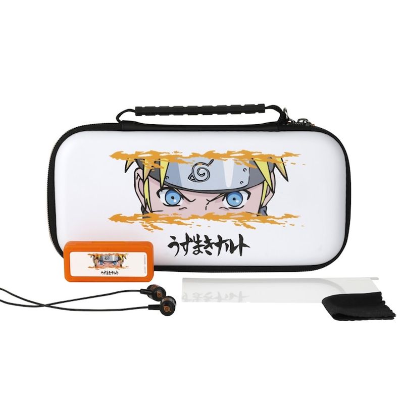 PC, gaming si accesorii - Gaming - Accesorii gaming - Controlere, Volane si Casti gaming - Starter Pack pentru Nintendo Switch, Konix, Naruto, multicolor - Infinity.ro