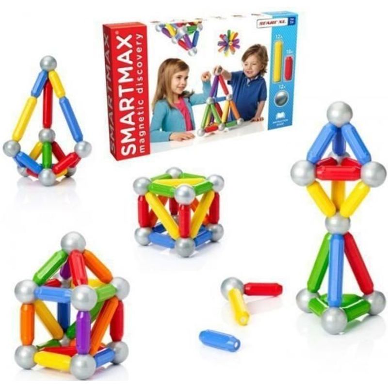 Jucarii, Copii si Bebe - Jucarii si jocuri - Seturi de constructie si cuburi - Seturi de constructie - Set de constructie - SmartMax Set educativ Start XL (42 piese) - Infinity.ro