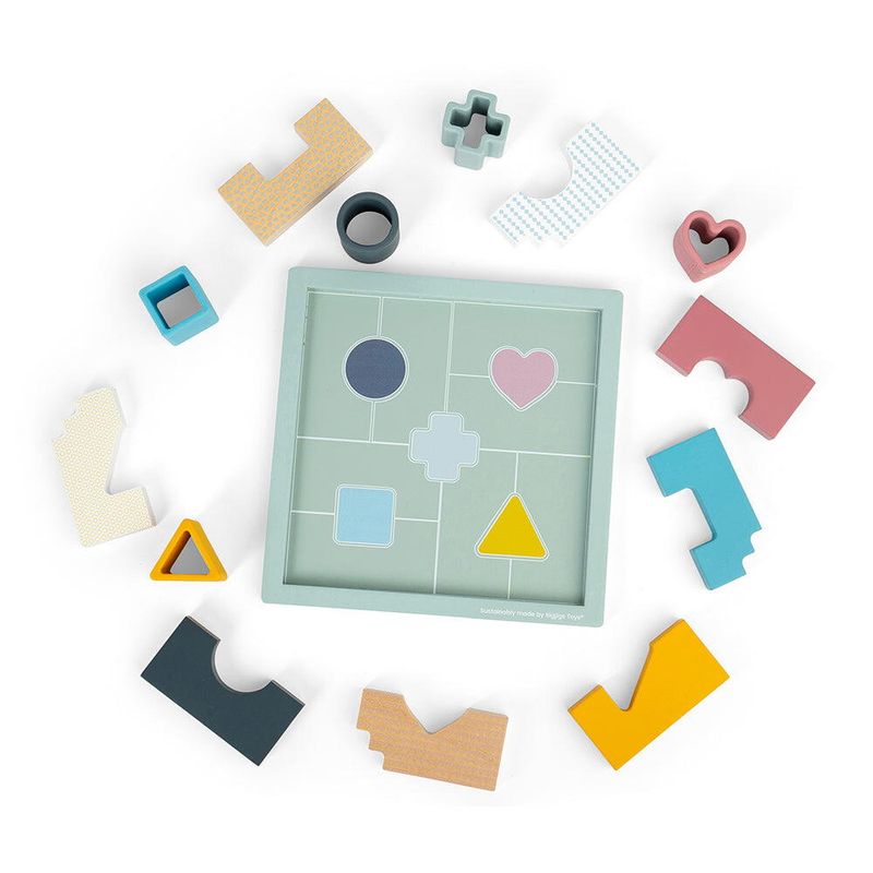 Jucarii, Copii si Bebe - Jucarii si jocuri - Jucarii & jocuri educative - Jocuri si jucarii educative - BigJigs Joc 2 in 1 mozaic - Joc Educativ si interactiv pentru copii - Infinity.ro