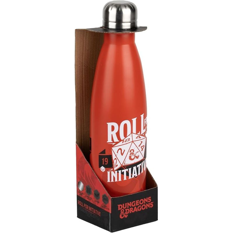 Casa si Gradina - Bucatarie si vesela - Accesorii bar - Termosuri si Cani termos - Termos Dungeons & Dragons otel inoxidabil, 500 ml, rosu - Infinity.ro