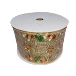 Carti si Birotica - Birotica - Articole ambalare - Panglica decorativa pentru cadouri, 6 cm x 9 m, bej - Infinity.ro