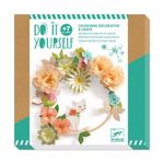 Jucarii, Copii si Bebe - Jucarii si jocuri - Jucarii & jocuri educative - Seturi de artizanat - Joc creativ DIY Coronita cu flori Dalia, Djeco - Infinity.ro