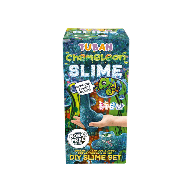 Jucarii, Copii si Bebe - Jucarii si jocuri - Jucarii & jocuri educative - Seturi de artizanat - Set DIY experimente SLIME ,   CAMELEON - Infinity.ro