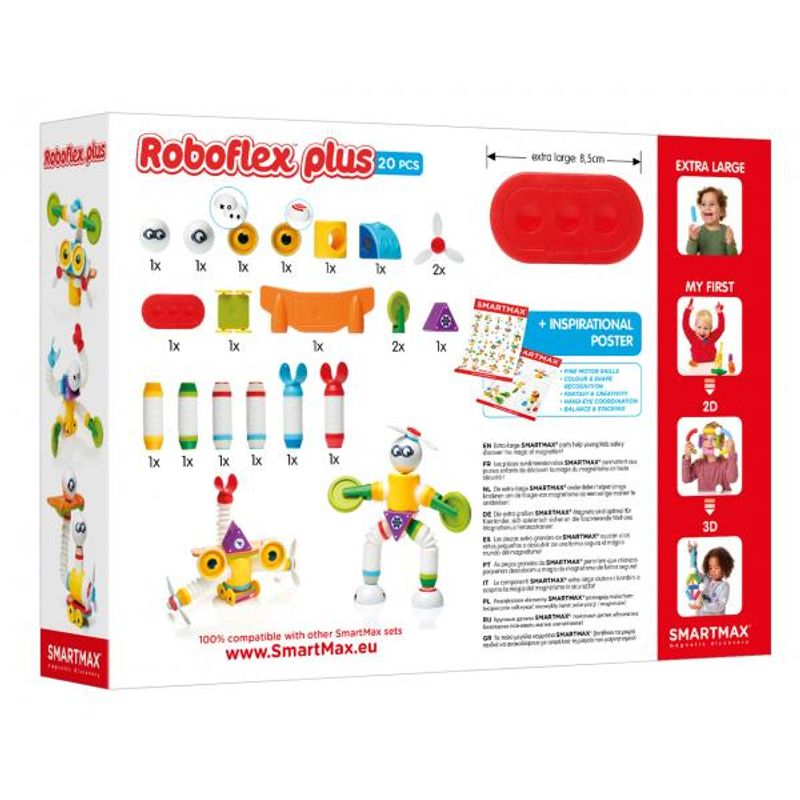Jucarii, Copii si Bebe - Jucarii si jocuri - Seturi de constructie si cuburi - Seturi de constructie - Set de constructie - Roboflex Plus - Infinity.ro