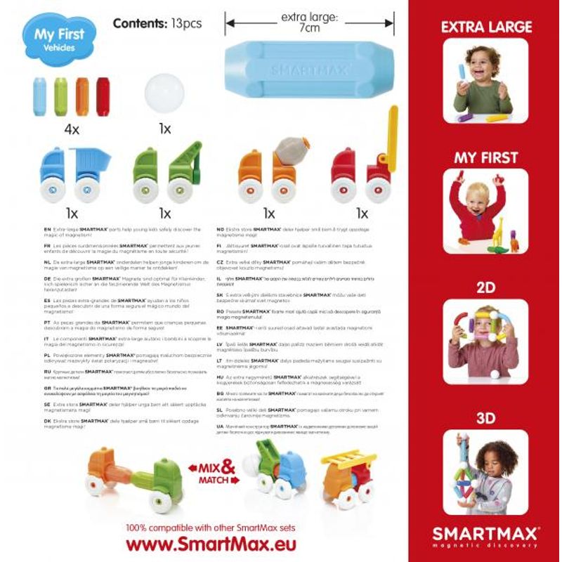 Jucarii, Copii si Bebe - Jucarii si jocuri - Seturi de constructie si cuburi - Seturi de constructie - Set de constructie - Primele vehicule My first vehicles - Infinity.ro