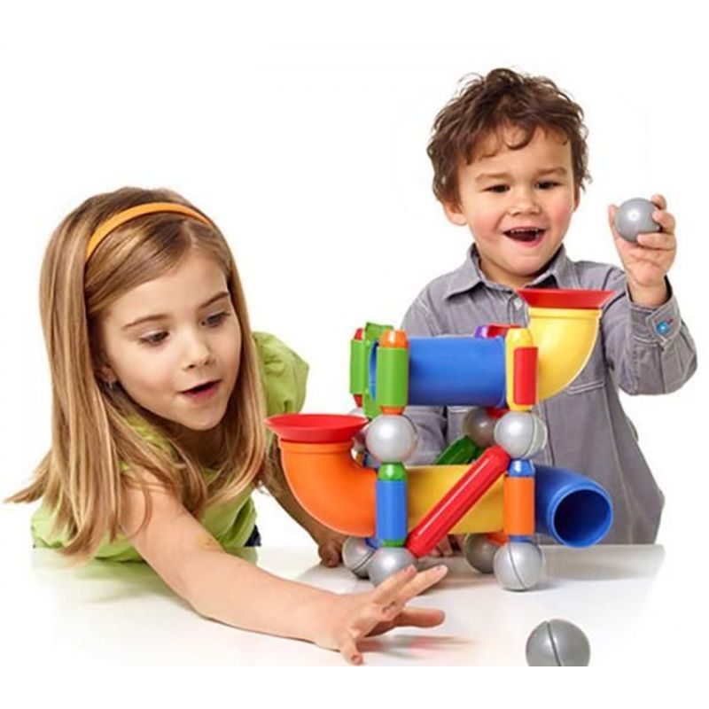 Jucarii, Copii si Bebe - Jucarii si jocuri - Seturi de constructie si cuburi - Seturi de constructie - Set de constructie - SMARTMAX PLAY - Ball Run Fun Click & Roll - Infinity.ro