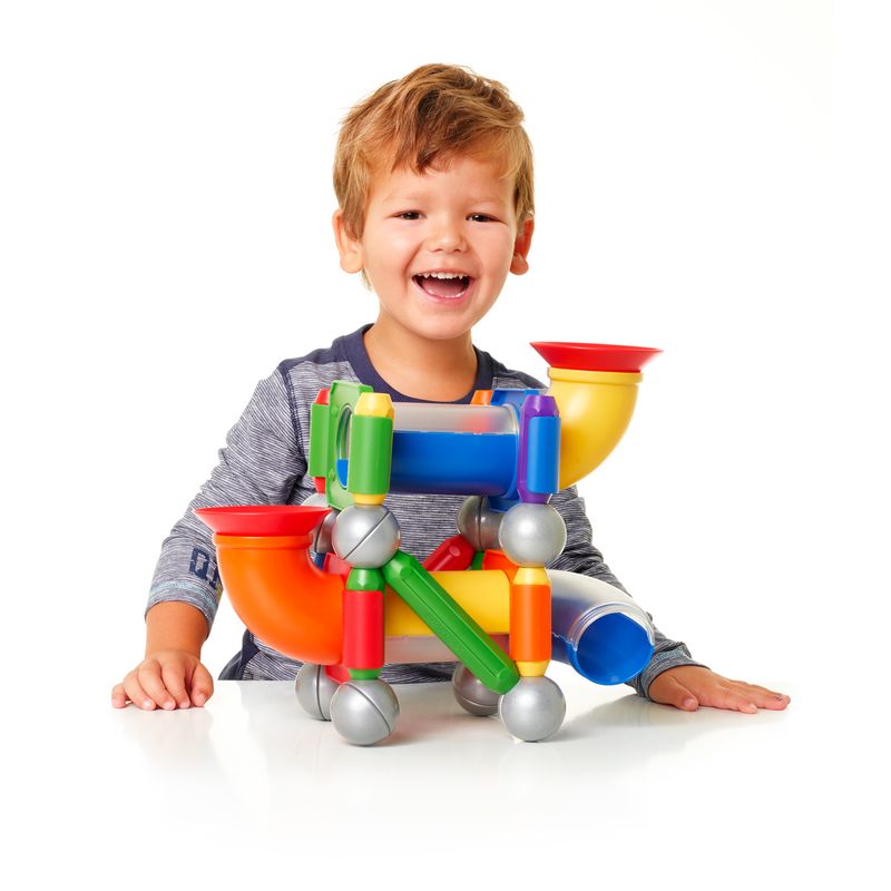 Jucarii, Copii si Bebe - Jucarii si jocuri - Seturi de constructie si cuburi - Seturi de constructie - Set de constructie - SMARTMAX PLAY - Ball Run Fun Click & Roll - Infinity.ro