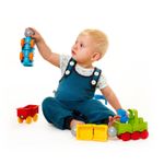 Jucarii, Copii si Bebe - Jucarii si jocuri - Seturi de constructie si cuburi - Seturi de constructie - Set de constructie - Set SMARTMAX My First - Animal Train - Infinity.ro