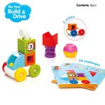 Jucarii, Copii si Bebe - Jucarii si jocuri - Seturi de constructie si cuburi - Seturi de constructie - Set de constructie - Set SMARTMAX My first build and drive - Infinity.ro