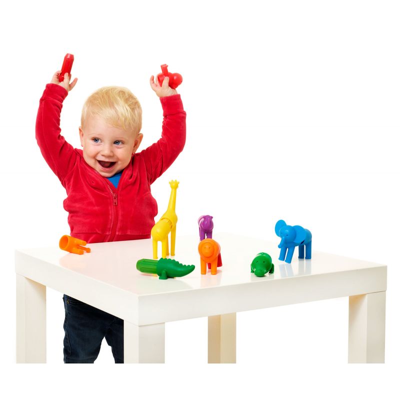 Jucarii, Copii si Bebe - Jucarii si jocuri - Seturi de constructie si cuburi - Seturi de constructie - Set de constructie - Set SMARTMAX My First - Safari animals - Infinity.ro