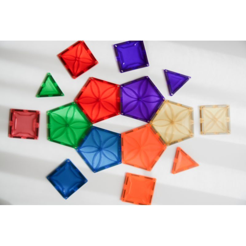 Jucarii, Copii si Bebe - Jucarii si jocuri - Seturi de constructie si cuburi - Seturi de constructie - Set magnetic Magblox - 6 piese magnetice pentagon pentru constructie - Infinity.ro