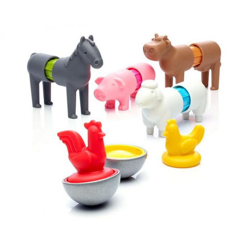 Jucarii, Copii si Bebe - Jucarii si jocuri - Seturi de constructie si cuburi - Seturi de constructie - Set de constructie - SMARTMAX MY FIRST FARM ANIMALS - Infinity.ro