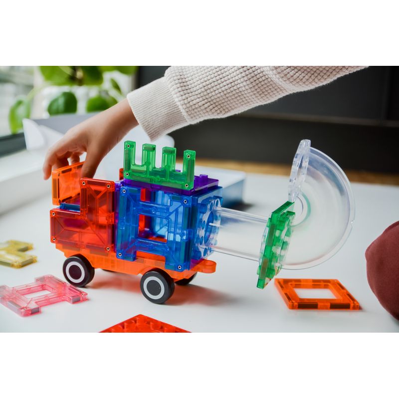 Jucarii, Copii si Bebe - Jucarii si jocuri - Seturi de constructie si cuburi - Seturi de constructie - Set magnetic Magblox - 36 piese magnetice accesorii pentru constructie - Infinity.ro