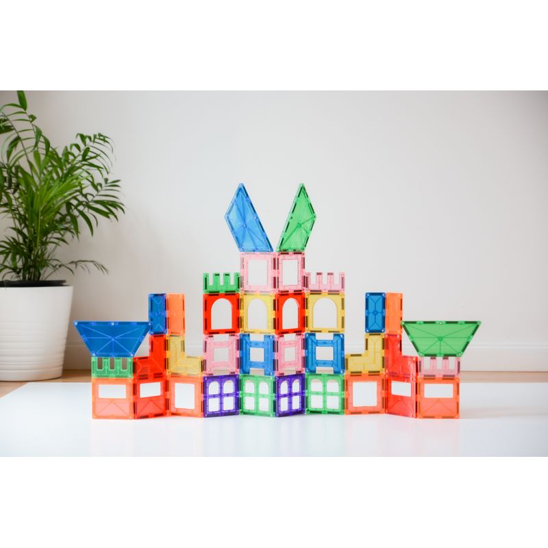 Jucarii, Copii si Bebe - Jucarii si jocuri - Seturi de constructie si cuburi - Seturi de constructie - Set magnetic Magblox - 36 piese magnetice accesorii pentru constructie - Infinity.ro