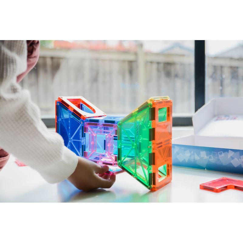 Jucarii, Copii si Bebe - Jucarii si jocuri - Seturi de constructie si cuburi - Seturi de constructie - Set magnetic Magblox - 36 piese magnetice accesorii pentru constructie - Infinity.ro